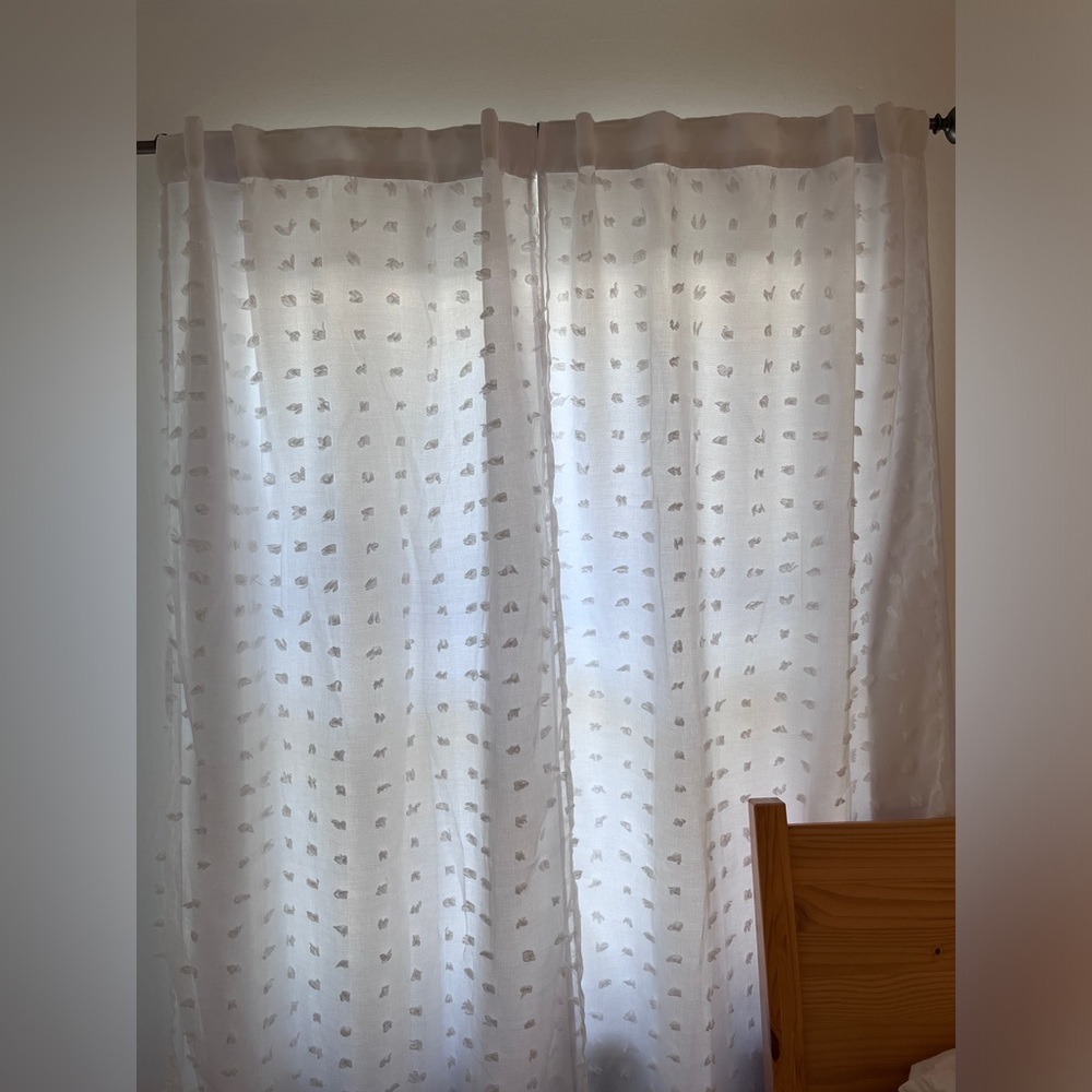 4 panel of curtains. All in good condition